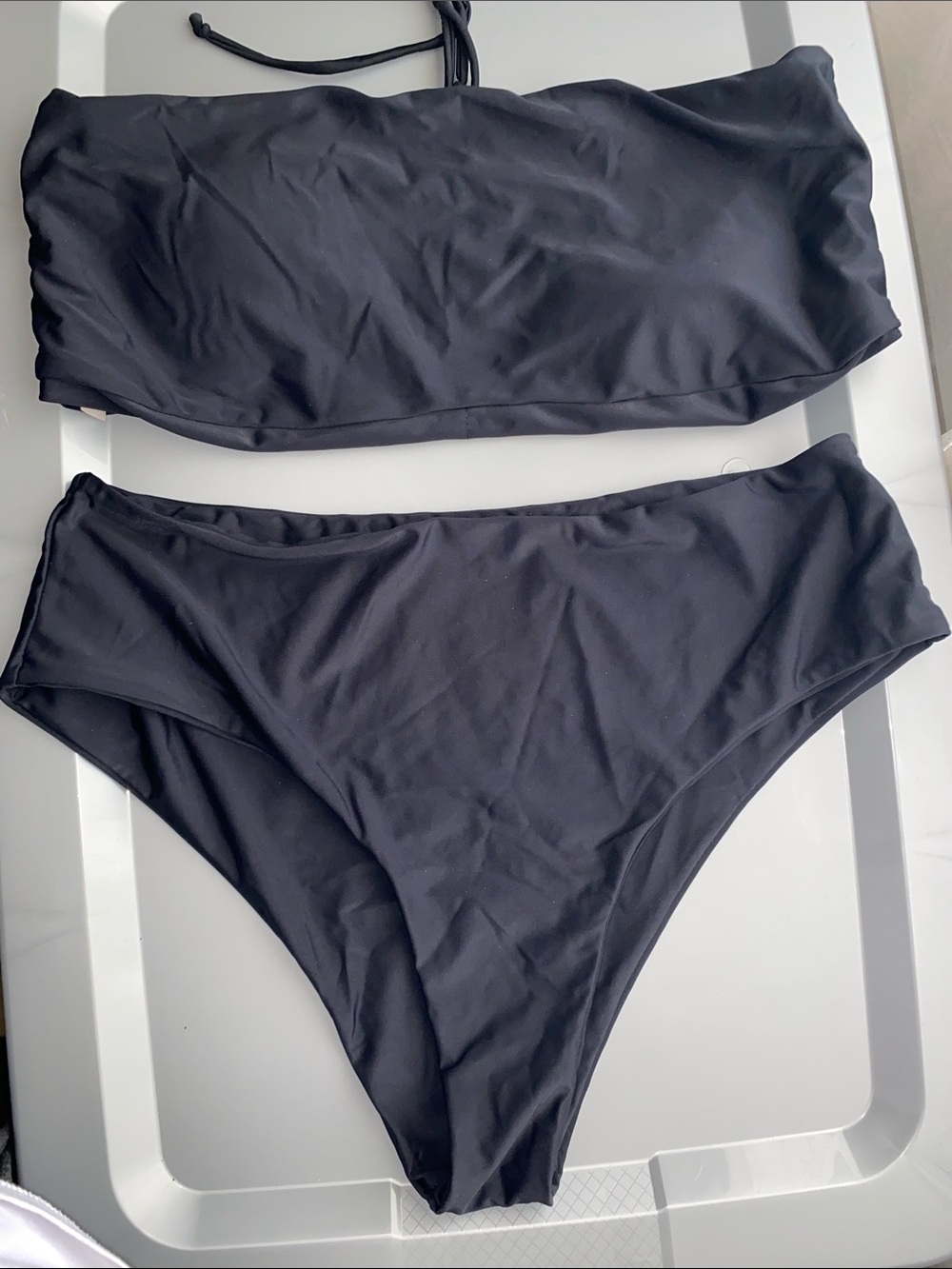 ⭐️ 3/$15 • SHEIN • Black • Bandeau • Bikini Set
